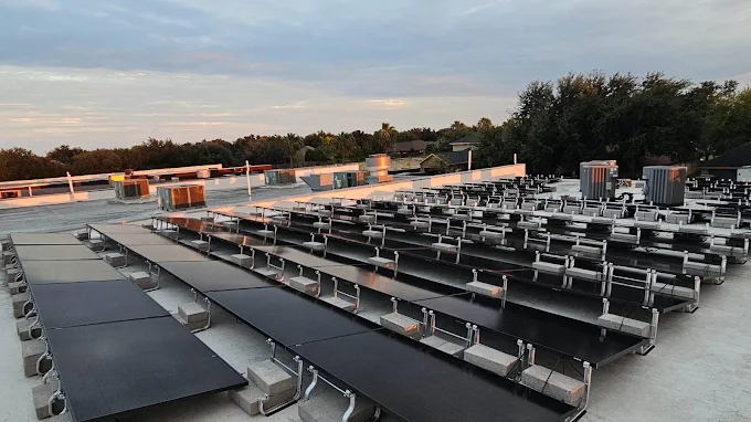 Commercial solar project